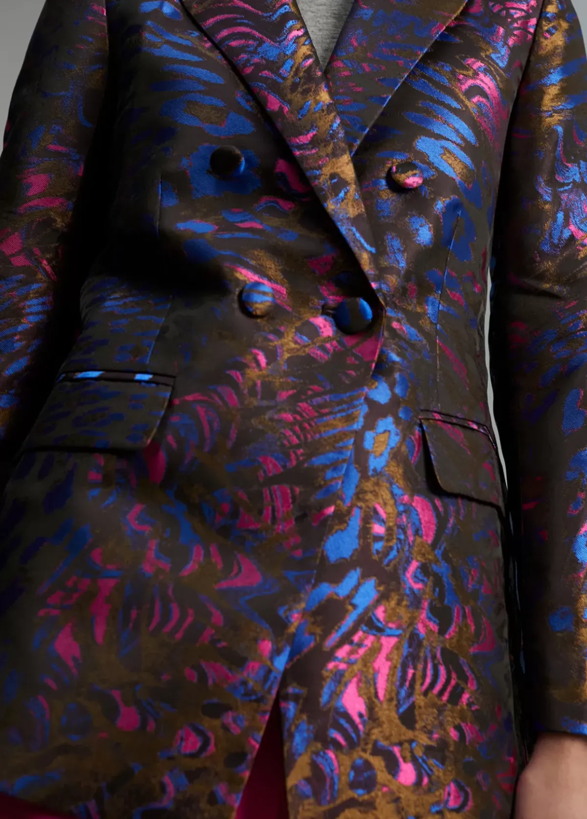 Online Blazer jacquard estampado Americanas Y Blazers