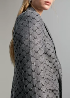 Discount Blazer jacquard monograma Americanas Y Blazers