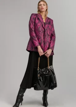 Blazer jacquard serpiente Americanas Y Blazers|Animal Print