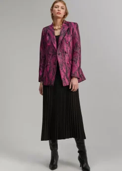 Blazer jacquard serpiente Americanas Y Blazers|Animal Print