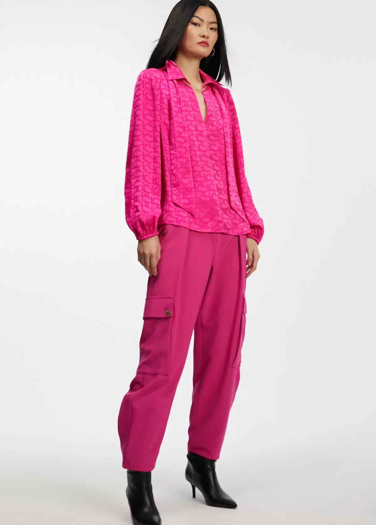 New Blusa con lazo Camisas Y Blusas