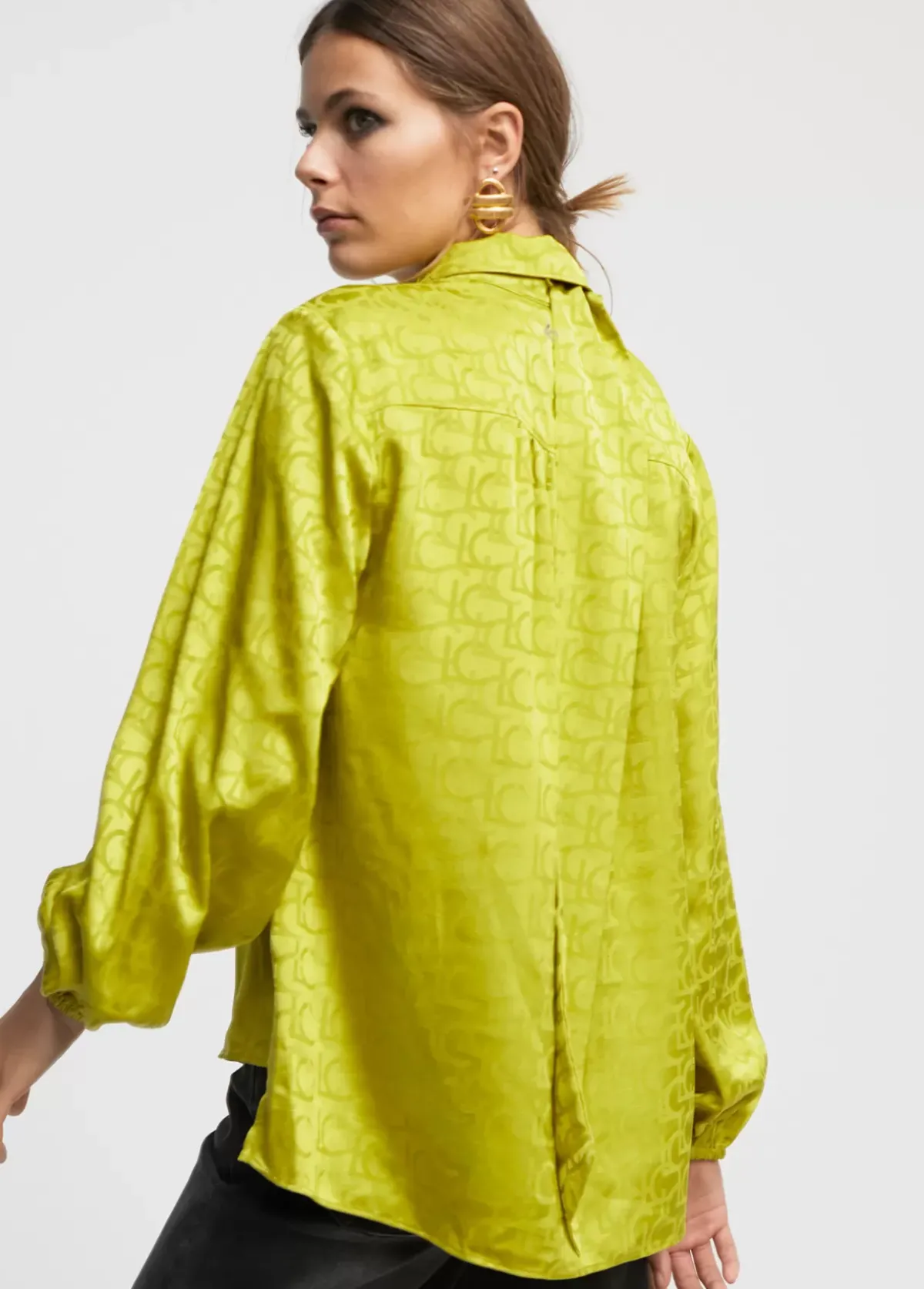 Outlet Blusa con lazo Camisas Y Blusas