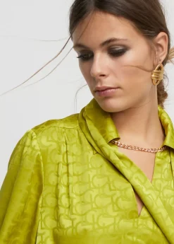 Outlet Blusa con lazo Camisas Y Blusas