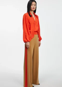 Best Blusa con lazo Camisas Y Blusas