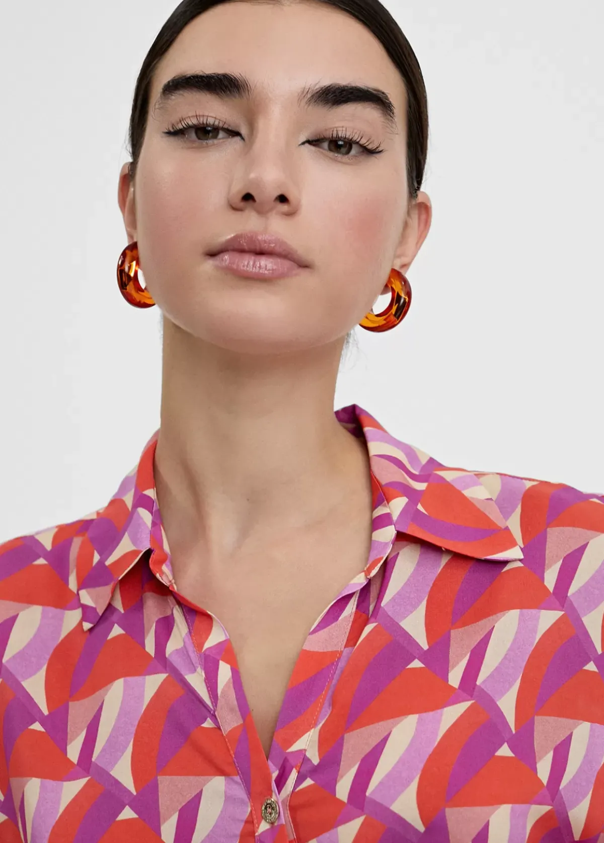 Sale Blusa fluida estampada Camisas Y Blusas