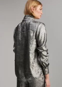 Discount Blusa laminada lazada Camisas Y Blusas