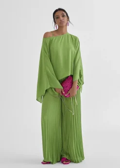 Hot Blusa/capa satinada Camisas Y Blusas