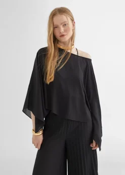 Best Blusa/capa satinada Camisas Y Blusas|Americanas Y Blazers