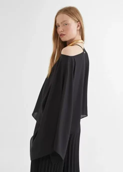 Best Blusa/capa satinada Camisas Y Blusas|Americanas Y Blazers