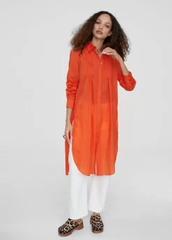 Hot Blusón largo aberturas Camisas Y Blusas|Americanas Y Blazers