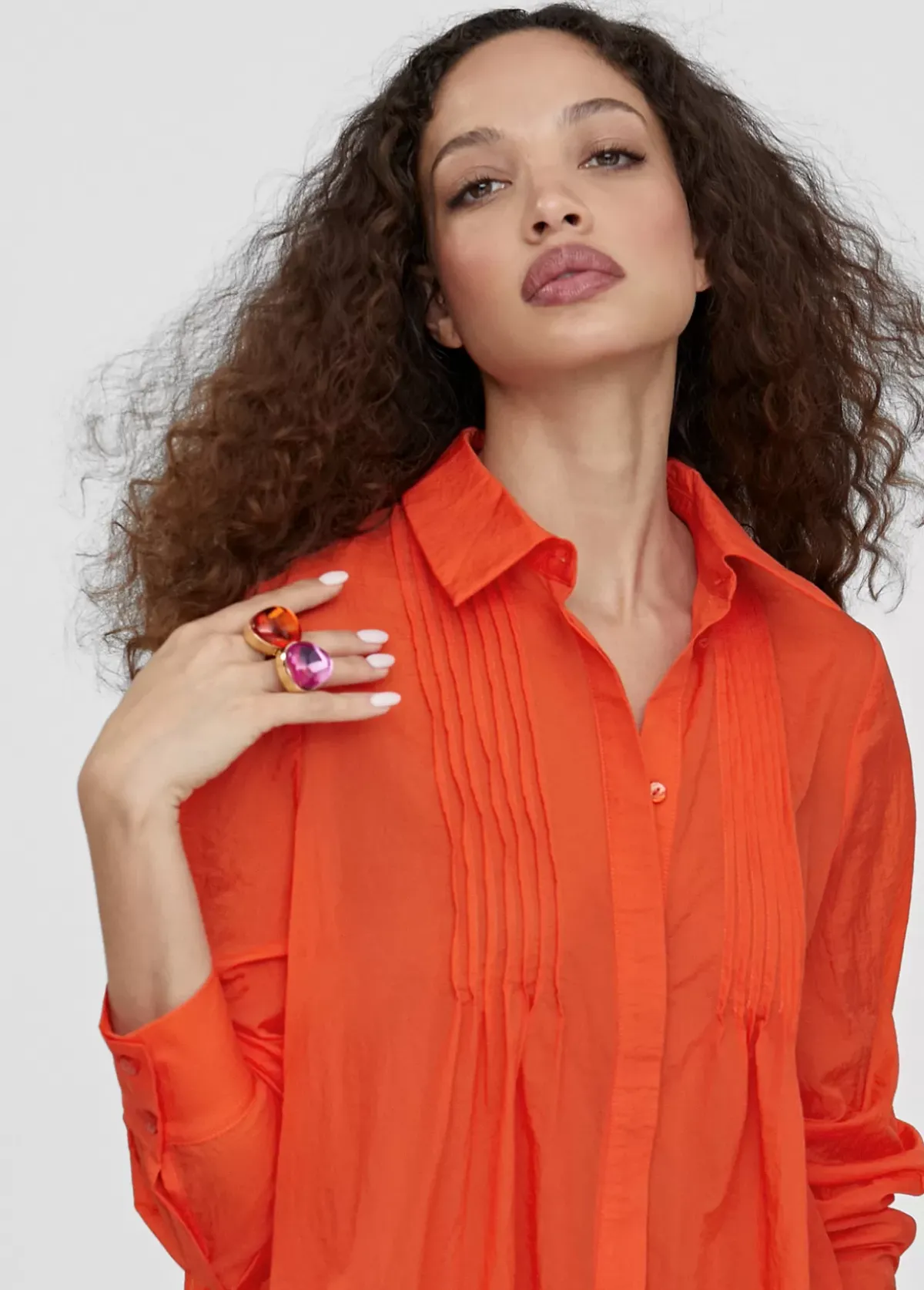 Hot Blusón largo aberturas Camisas Y Blusas|Americanas Y Blazers