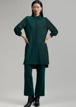 Discount Blusón largo de punto lúrex Camisas Y Blusas