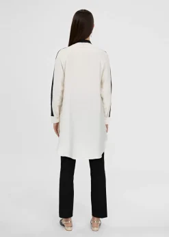 Outlet Blusón largo detalle manga Camisas Y Blusas