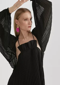 Clearance Bolero plisado Camisas Y Blusas|Americanas Y Blazers