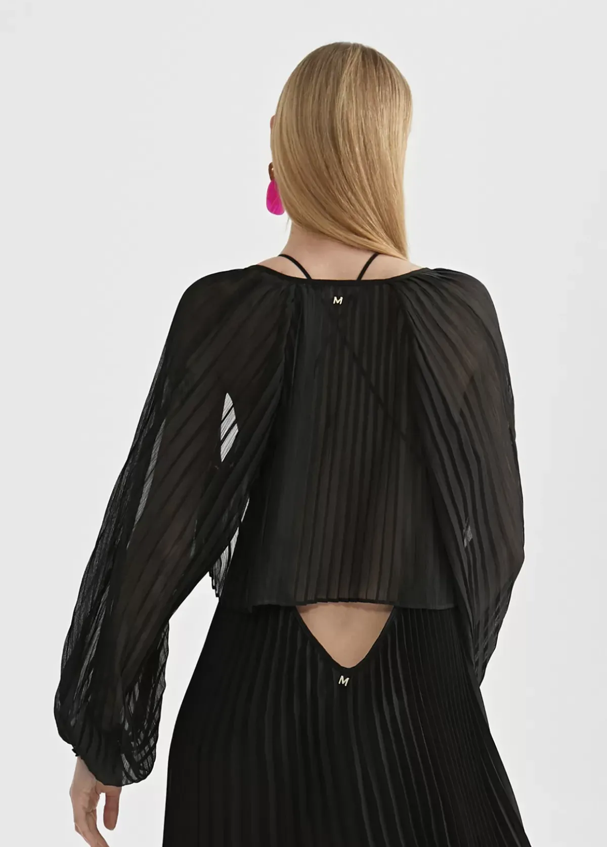 Clearance Bolero plisado Camisas Y Blusas|Americanas Y Blazers