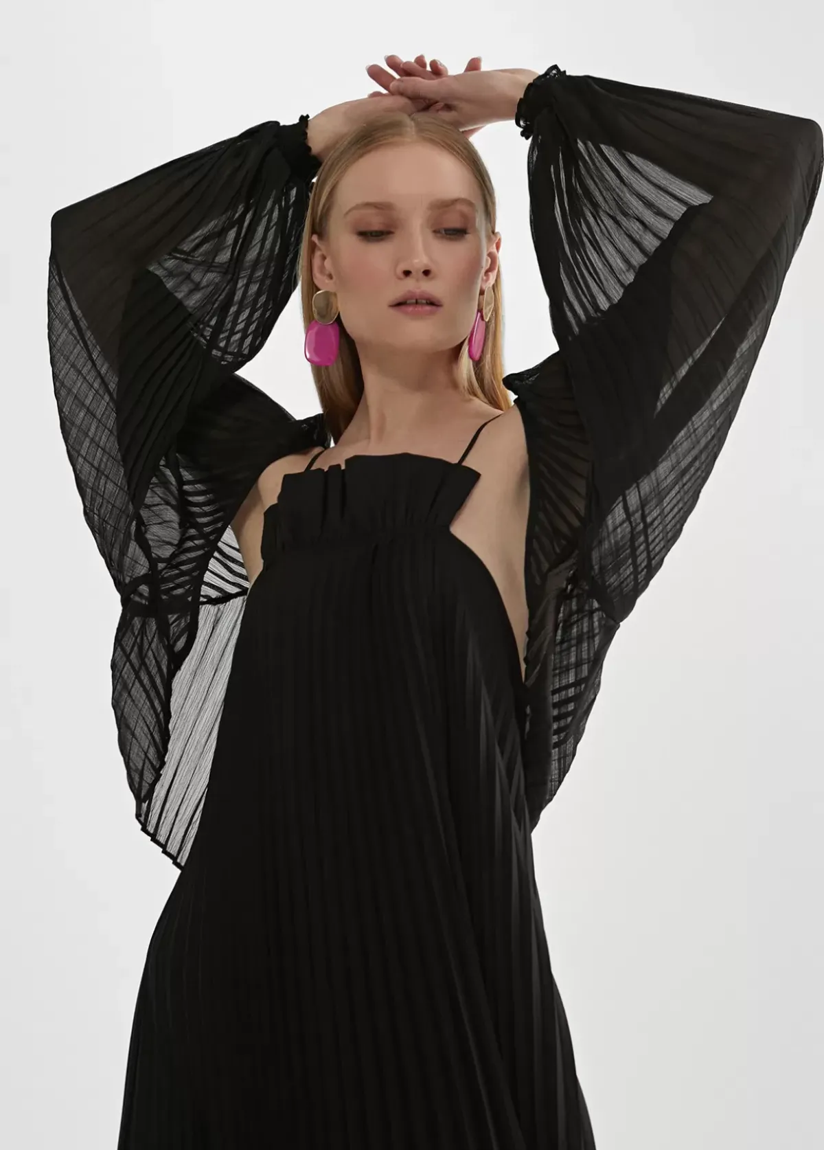 Clearance Bolero plisado Camisas Y Blusas|Americanas Y Blazers