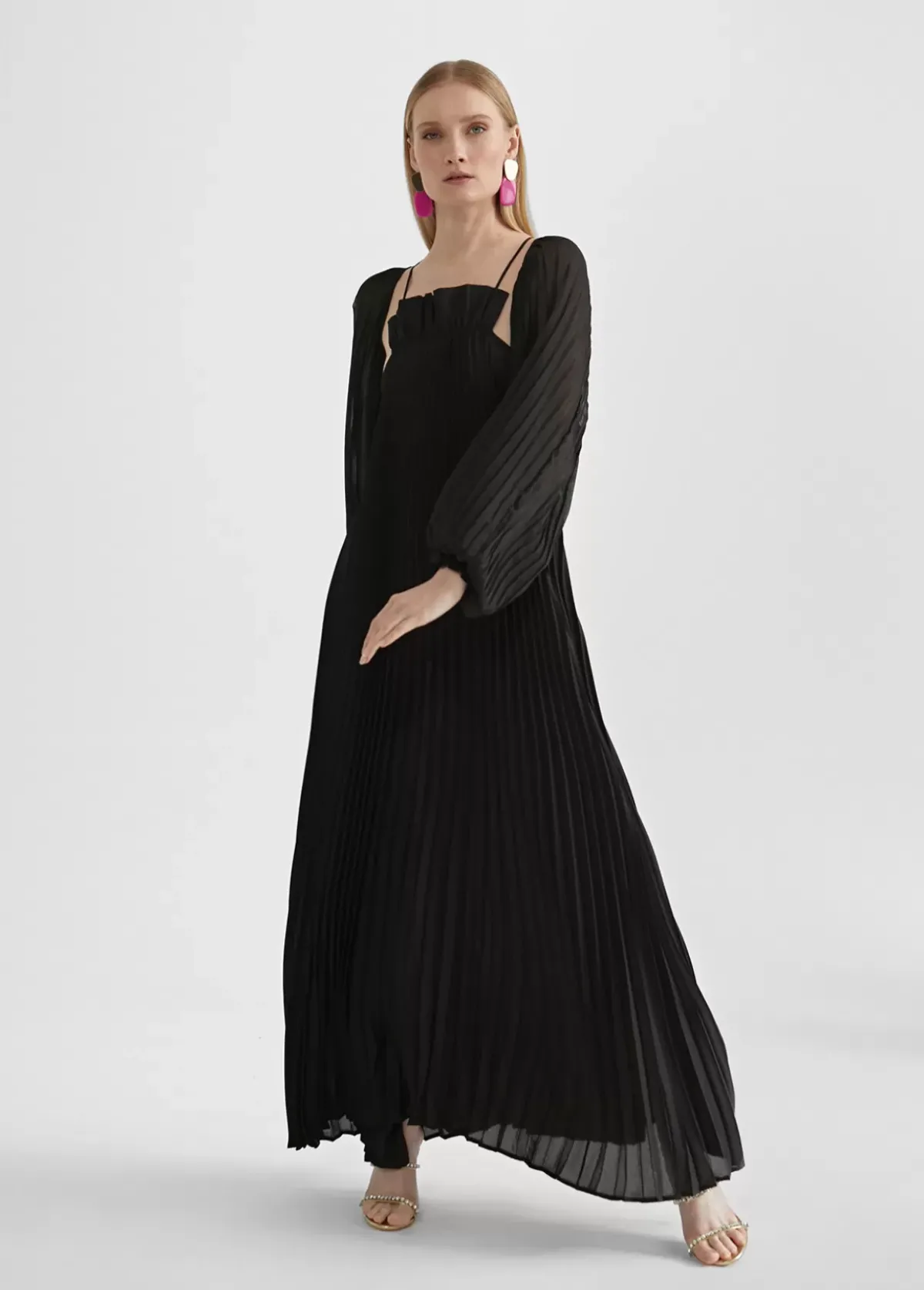 Clearance Bolero plisado Camisas Y Blusas|Americanas Y Blazers