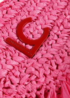 Hot Bolsito bandolera efecto ráfia Accesorios|Bolsos