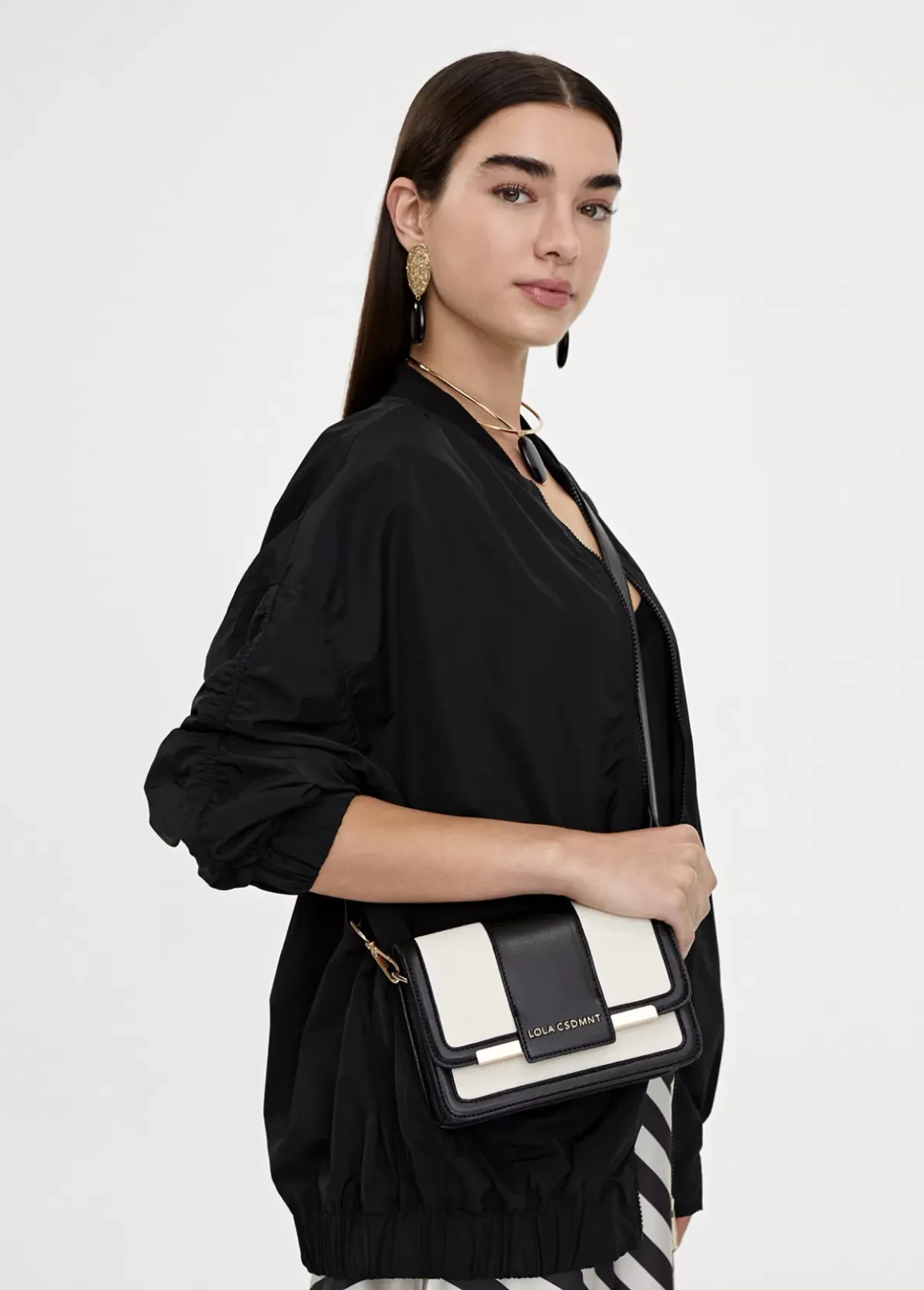 Hot Bolso bandolera bicolor Bolsos