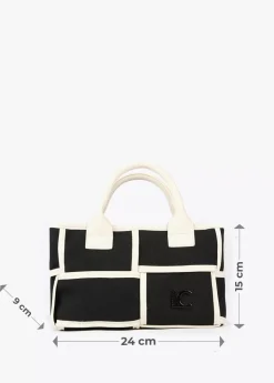 Bolso bandolera con detalles a contraste Bolsos