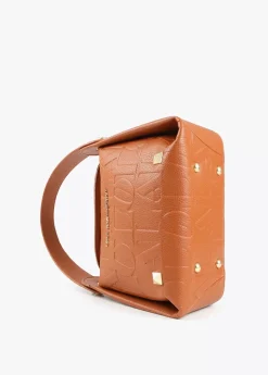 Bolso bandolera con logo grabado Bolsos