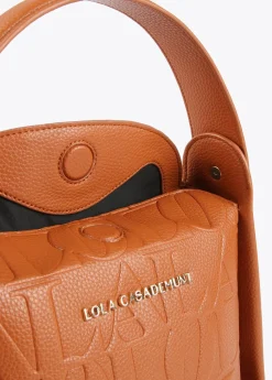 Bolso bandolera con logo grabado Bolsos