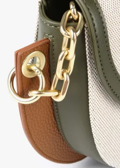 Discount Bolso bandolera materiales combinados Bolsos