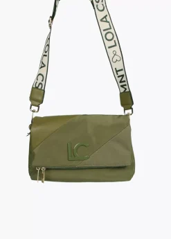 Bolso bandolera materiales combinados Bolsos