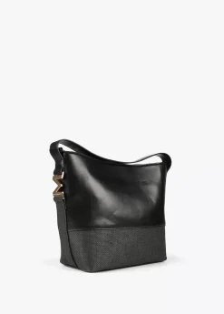 Online Bolso bandolera materiales combinados Bolsos