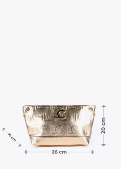 Online Bolso bandolera monograma metalizado Bandoleras|Bolsos Pequeños