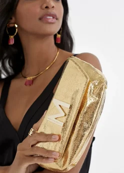 Clearance Bolso de fiesta metalizado Bolsos