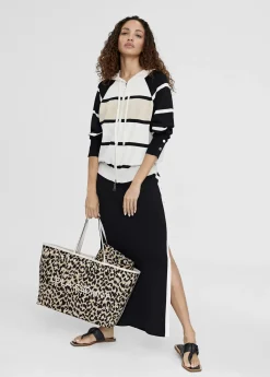 Discount Bolso shopper loneta animal print Bolsos
