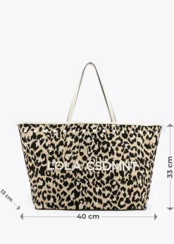 Discount Bolso shopper loneta animal print Bolsos