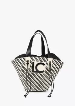 Sale Bolso tipo cesta en efecto rafia Bolsos|Baño