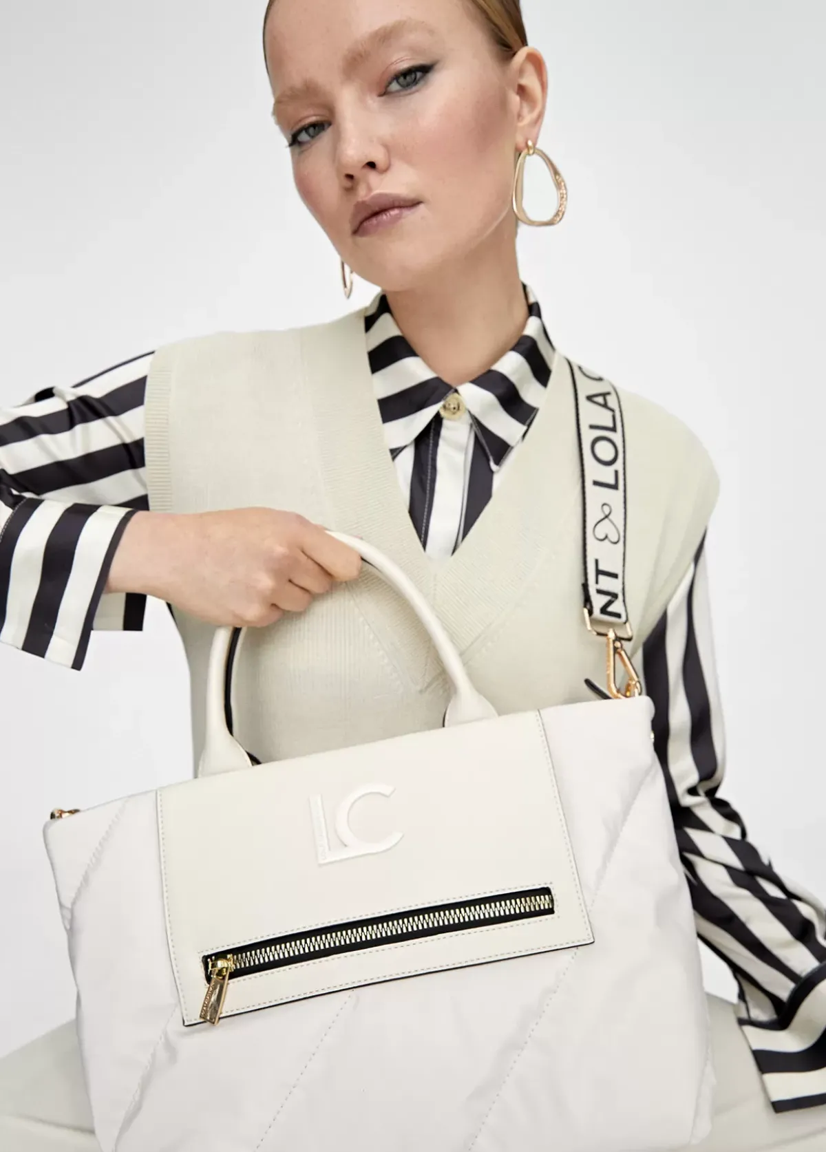 Online Bolso tipo shooper acolchado Bolsos