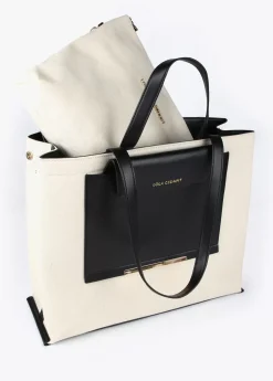 Online Bolso tipo shopper bicolor Bolsos