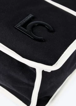 Outlet Bolso tipo shopper blanco y negro Bolsos