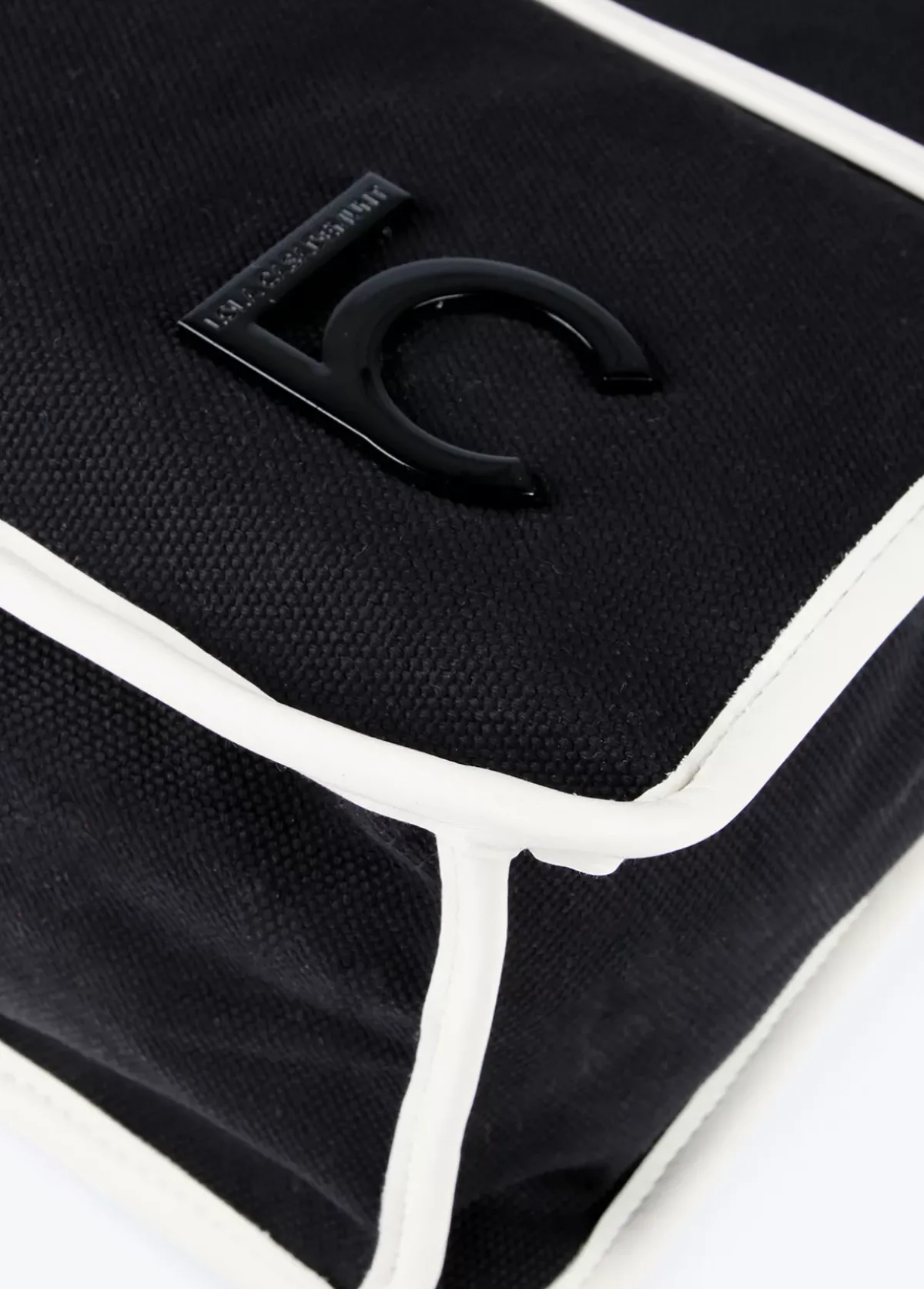 Outlet Bolso tipo shopper blanco y negro Bolsos