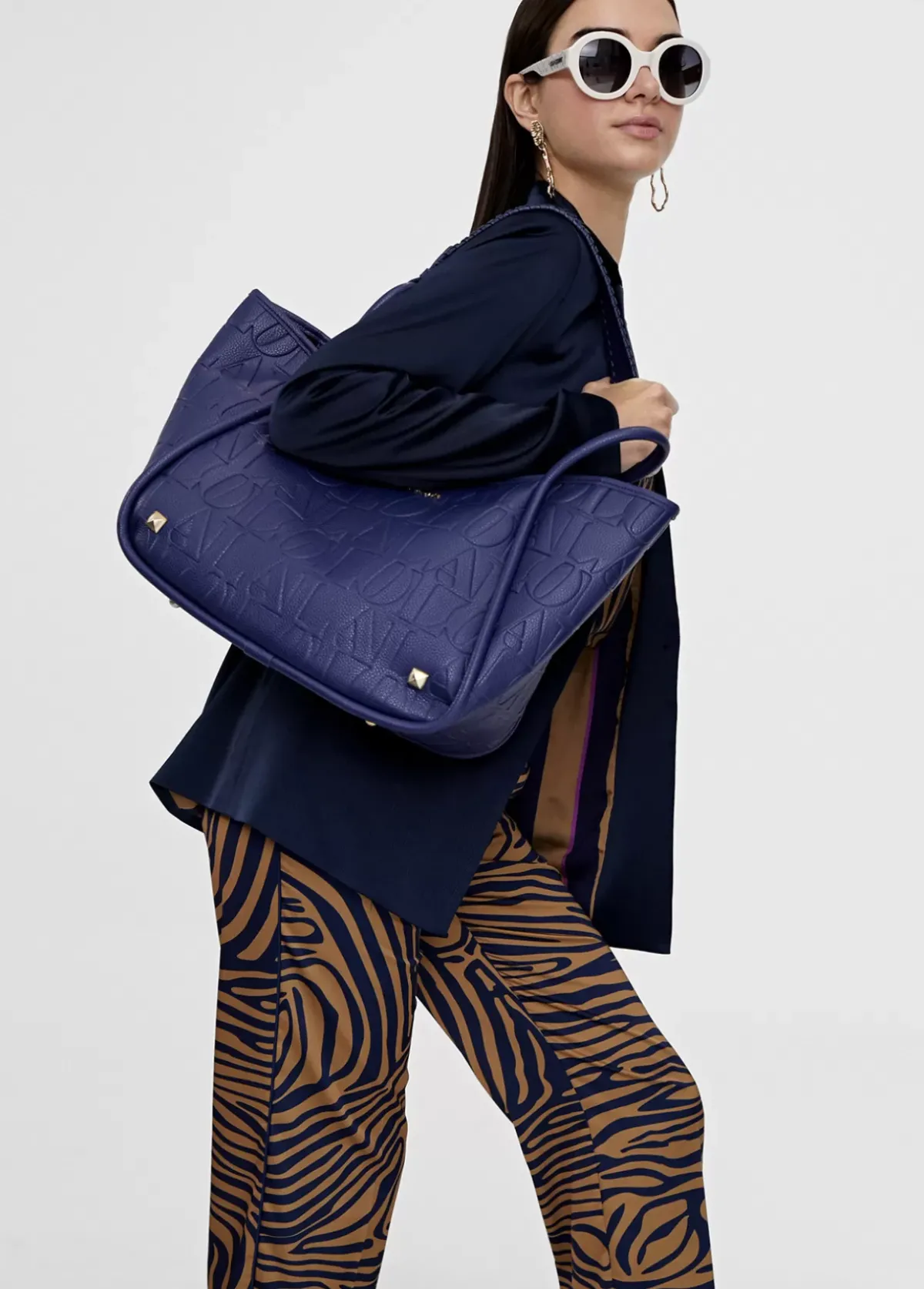 Clearance Bolso tipo shopper grabado Bolsos