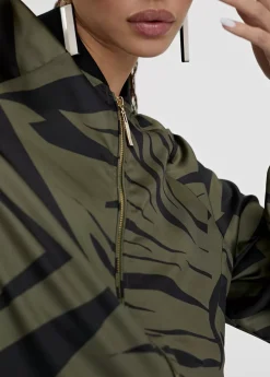 Online Bomber estampado animal Chaquetas Y Gabardinas