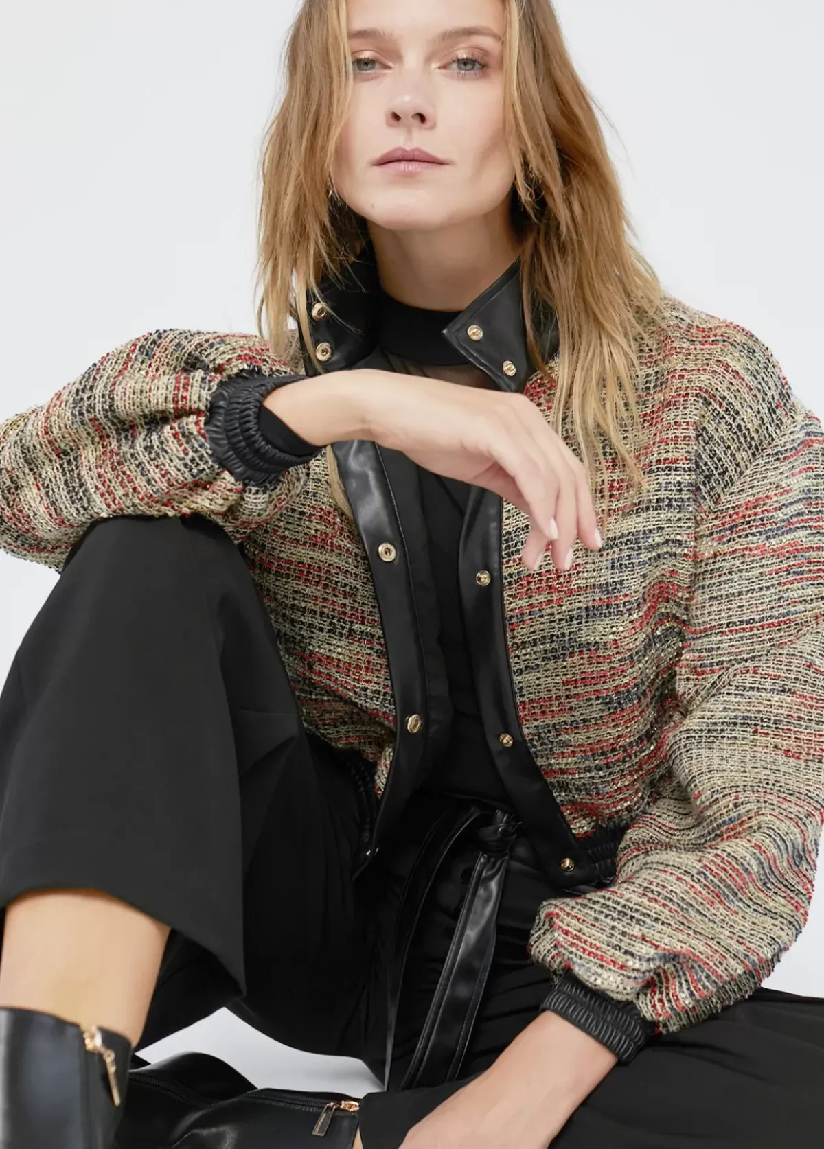 Discount Bomber tweed Abrigos Y Cazadoras|Chaquetas Y Gabardinas