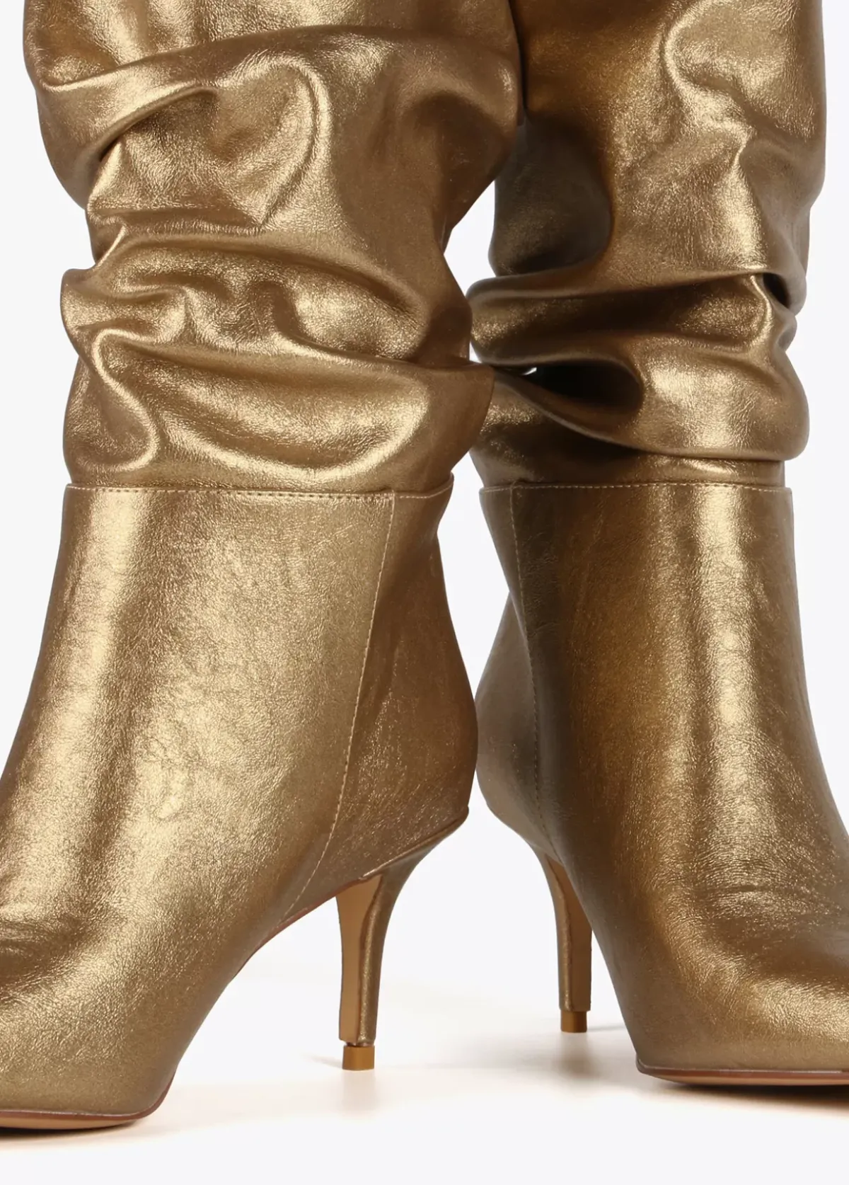 Online Bota caña fruncida Botas Y Botines