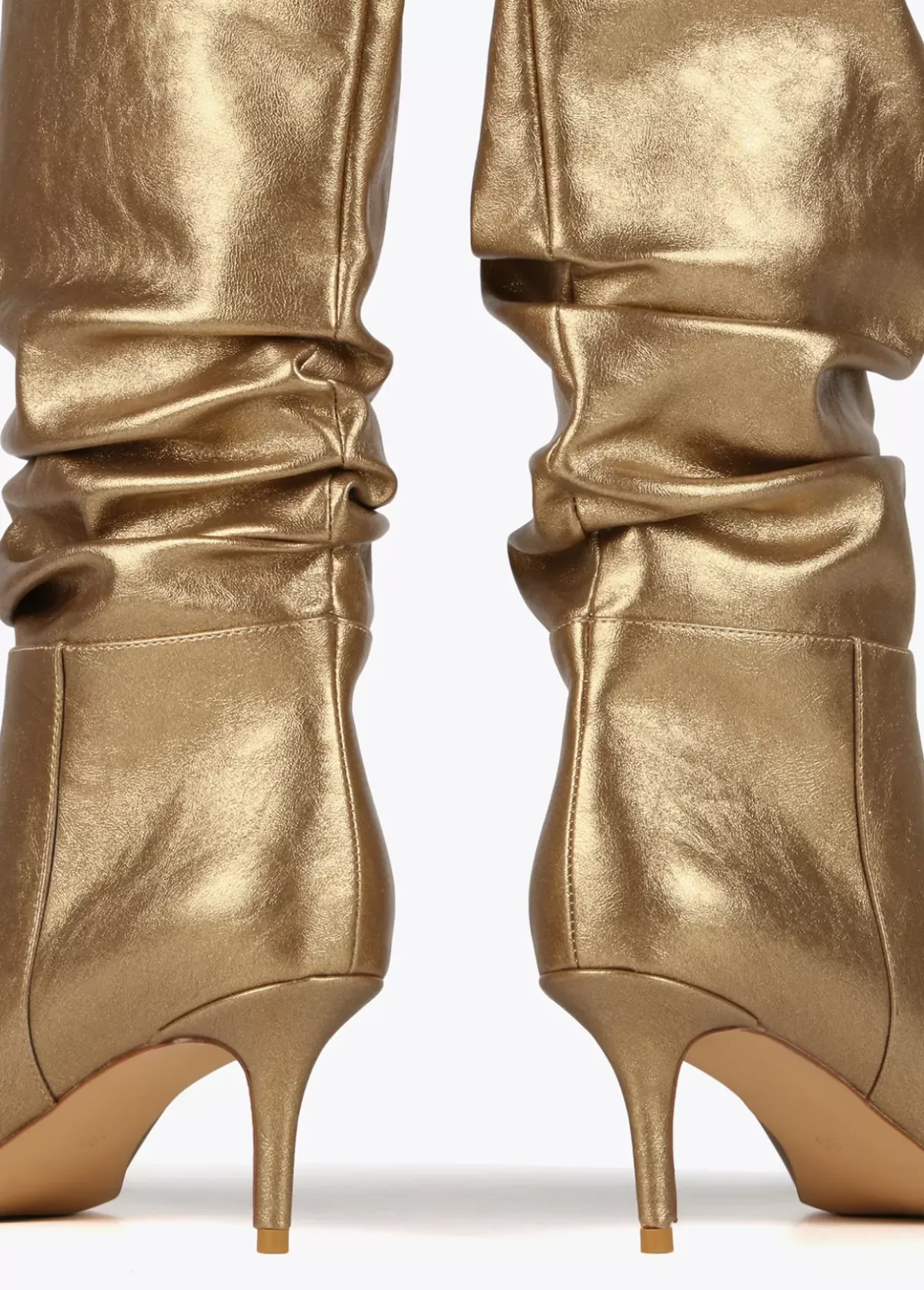 Online Bota caña fruncida Botas Y Botines