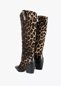 Bota cowboy leopardo | COLECCIÓN LOLA | Lola Casademunt Botas Y Botines