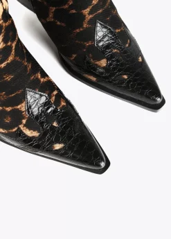 Bota cowboy leopardo | COLECCIÓN LOLA | Lola Casademunt Botas Y Botines