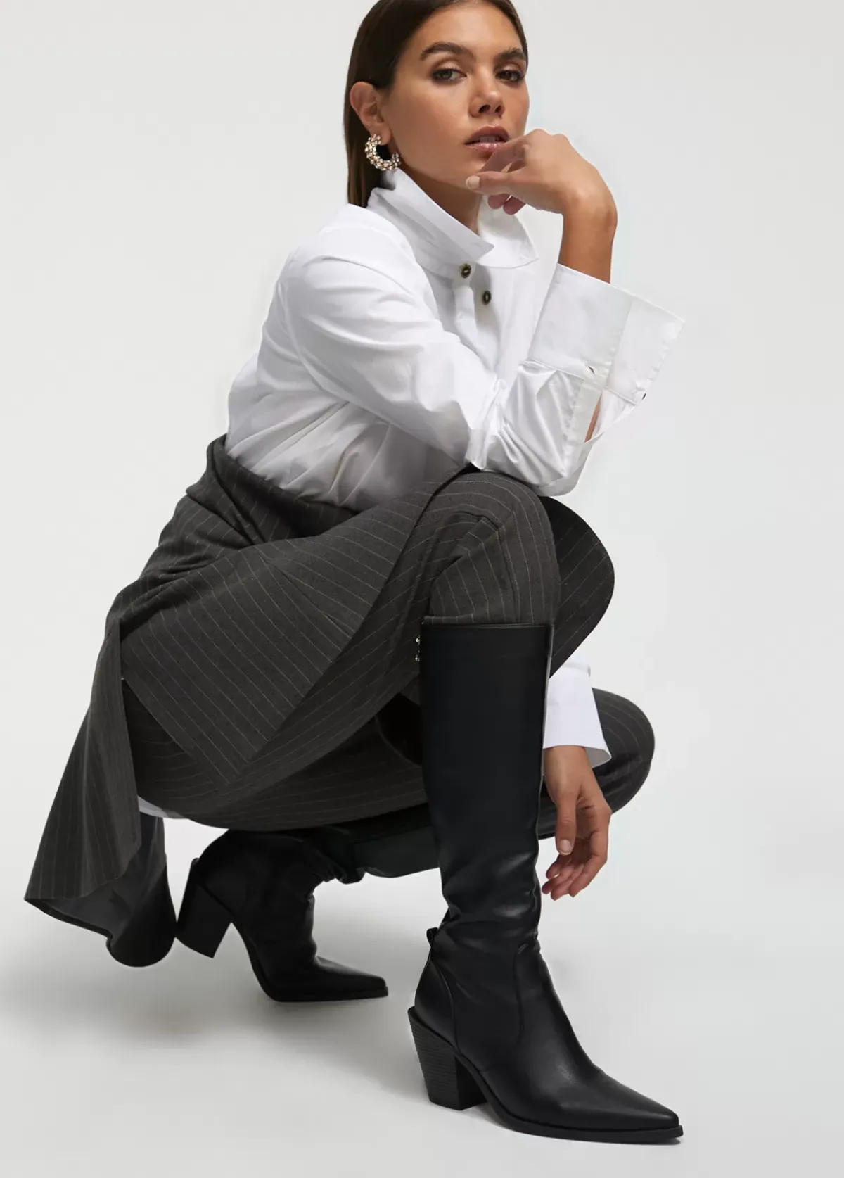 New Bota estilo cowboy caña alta Botas Y Botines