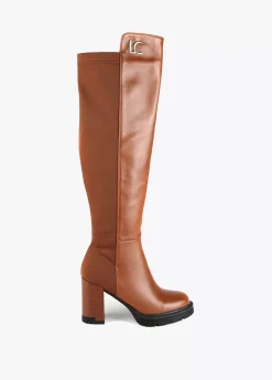 Outlet Bota mosquetera alta con tacón |  Calzado | Lola Casademunt Botas Y Botines