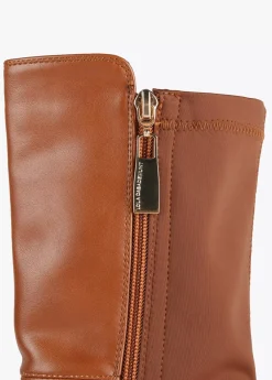 Outlet Botin media caña dos tejidos |  Calzado | Lola Casademunt Botas Y Botines