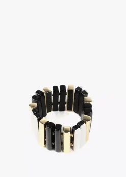 Clearance Brazalete piezas tricolor Bisuteria