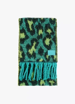 Bufanda animal print y flecos Otros Complementos|Bufandas Y Pañuelos